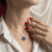 Collier Vintage Alhambra 1 motif Van Cleef & Arpels d'occasion : Bijou authentifié