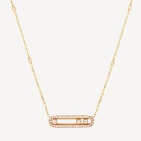 Collier Baby Move Pavé Messika d'occasion : Bijou authentifié