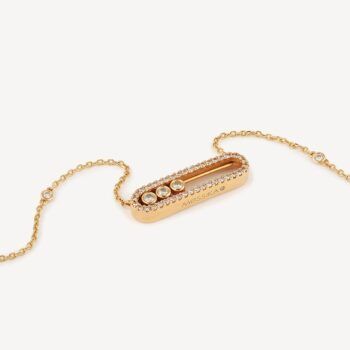 Collier Baby Move Pavé Messika d'occasion : Bijou authentifié