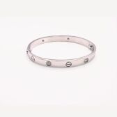Bracelet Love 4 diamants Cartier d'occasion : Bijou authentifié