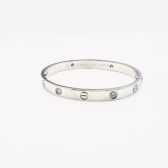 Bracelet Love 4 diamants Cartier d'occasion : Bijou authentifié