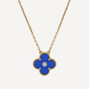 Collier Vintage Alhambra 1 motif (Edition Limitée 2019) Van Cleef & Arpels d'occasion : Bijou authentifié