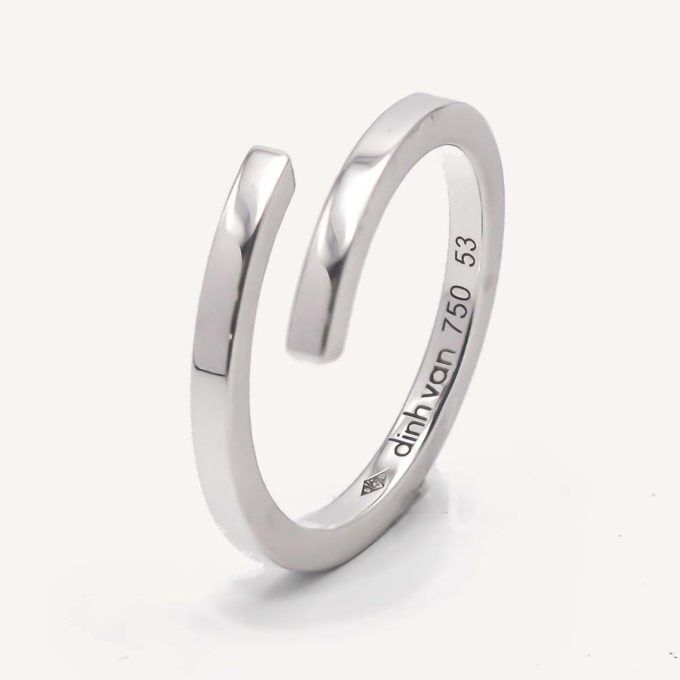 Authenticated second-hand Dinh Van Spiral Ring