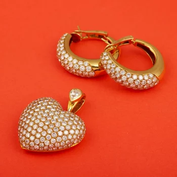 Secondhand Edouard Nahum Jewellery: Diamonds Heart Edouard Nahum authenticated