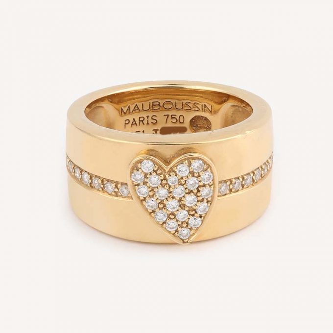 Genuine Mauboussin Heart ring