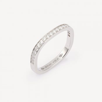 Alliance Carrée Diamants Dinh Van d'occasion - alliance d'occasion en diamant