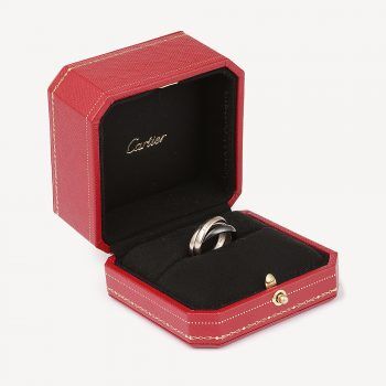 Second hand Trinity Céramique Classique Cartier ring : Authenticated jewel - French luxury jewellery brands