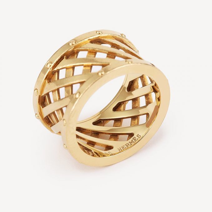 Structure Hermes ring : Authenticated jewel