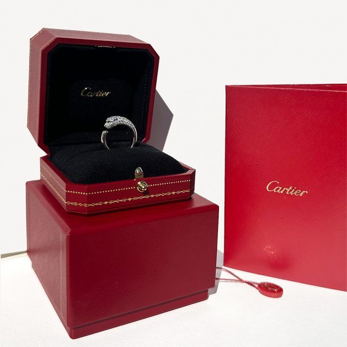 Bague Panthère Cartier d'occasion : Bijou authentifié