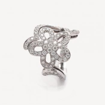 Pre-owned Flowerlace Van Cleef & Arpels ring: Authenticated Jewel