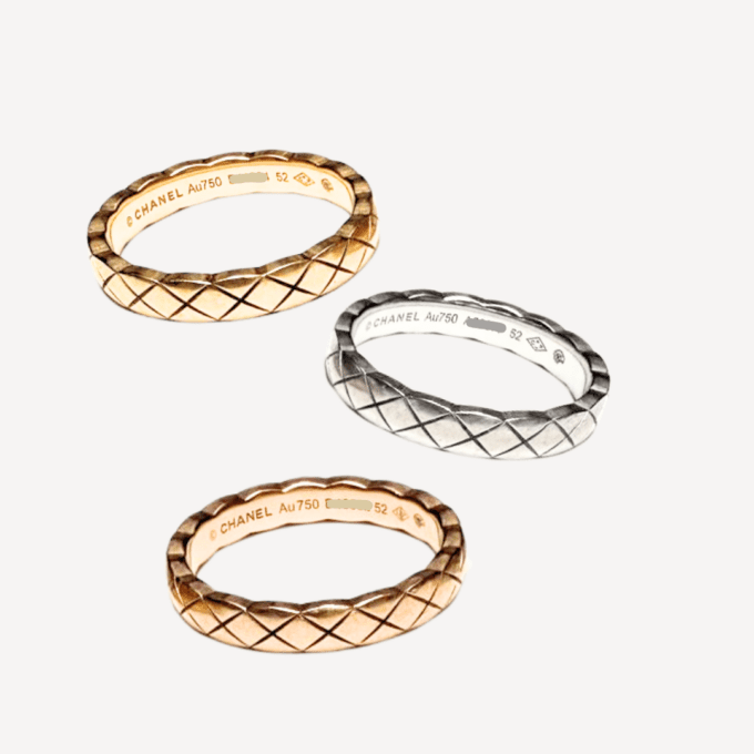 Bagues Coco Crush Chanel d'occasion : Bijou authentifié