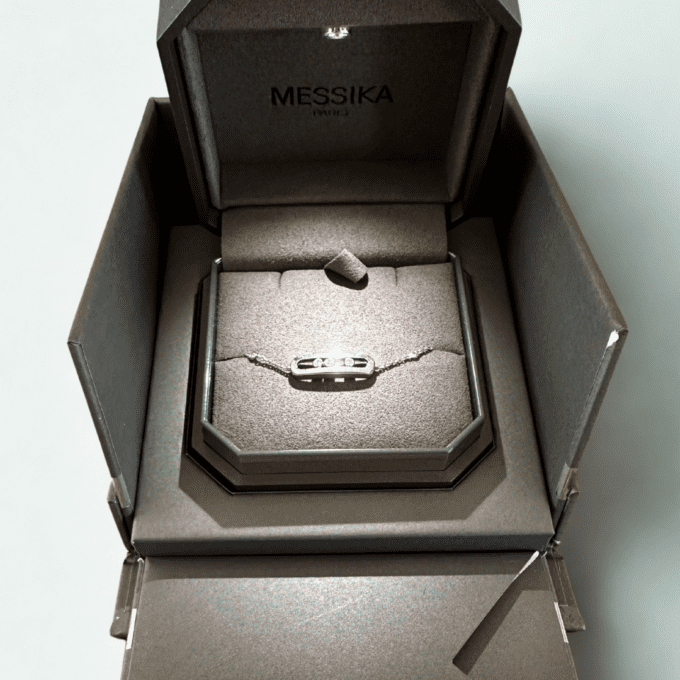 Bracelet Baby Move 3 diamants Messika d'occasion : Bijou authentifié
