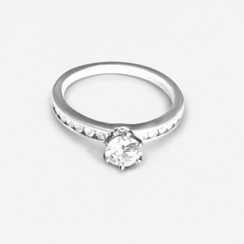 Solitaire Channel Setting Tiffany & Co d'occasion : Bijou authentifié