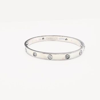 Bracelet Love 4 diamants Cartier d'occasion : Bijou authentifié