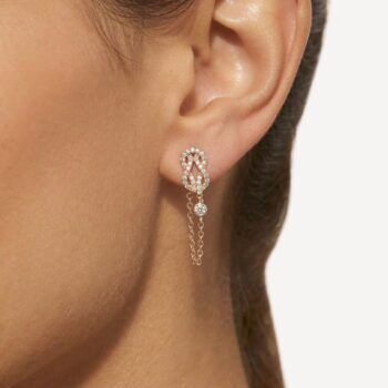 Boucles d'Oreilles Chance Infinie Fred d'occasion : Bijou authentifié
