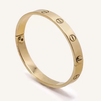 Bracelet Jonc Love Cartier authenticated occasion - Bracelets Cartier -collection love cartier - How to wear the Love bracelet by Cartier