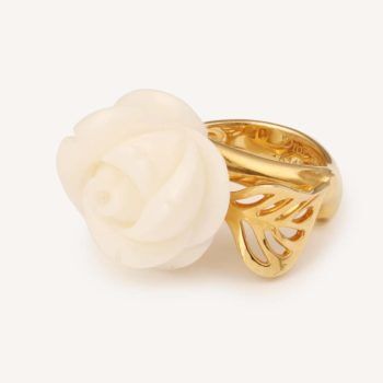 Pre-Catelan Dior pre-owned authenticated Rose Ring - La Rose Dior Collection