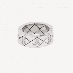 Second Hand Chanel Matelassée Ring : Authenticated Jewel