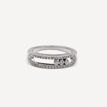 Bague Baby Move Pavée Messika d'occasion : Bijou authentifié