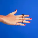 second-hand Louis Vuitton and Cartier yellow gold rings