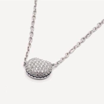 Collier Tentation Boucheron or blanc