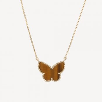 Used Lucky Alhambra Papillon Van Cleef & Arpels necklace: Authentic jewel