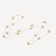 Sautoir Sweet Alhambra 16 Motifs Van Cleef & Arpels d'occasion : Bijou authentifié