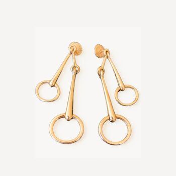 Boucles d'oreilles Mors de Filet Hermes d'occasion : Bijou authentifié