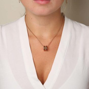 Bzero1 Bulgari pendant worn on a mannequin