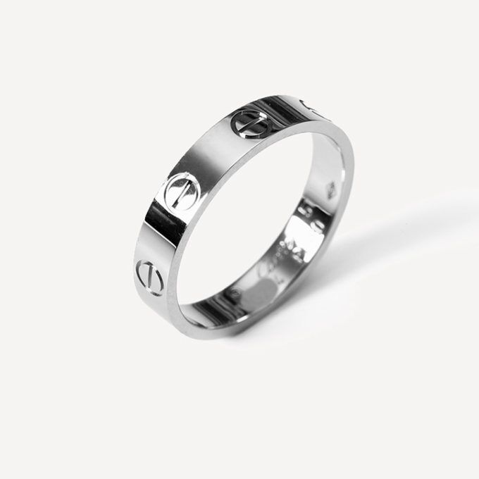 Love cartier wedding ring in platinum - pre-owned jewellery