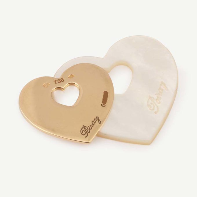 Authentic second hand Poiray Secret Heart pendant