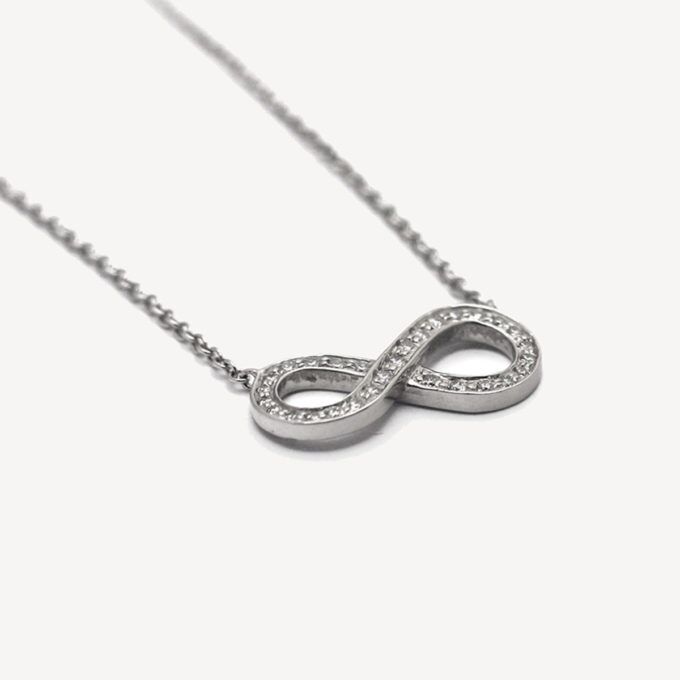 Authenticated pre-owned Infinity Tiffany and Co pendant
