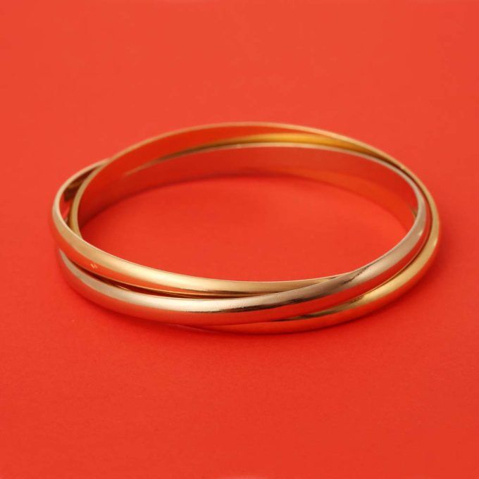Bracelet Trinity Cartier d'occasion authentifié - 3 anneaux Cartier