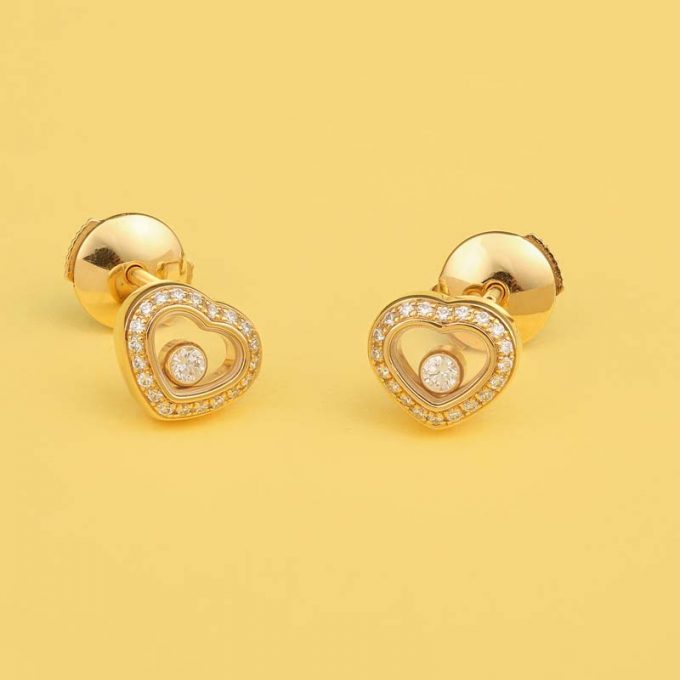 Happy Diamonds Chopard authenticated pre-owned earrings - diamond earrings