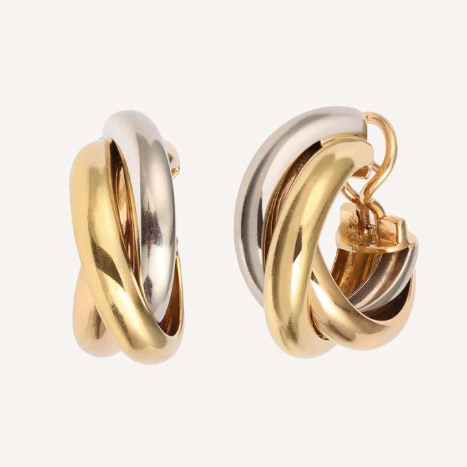 Authenticated pre-owned Trinity Cartier earrings - Luxury pre-owned earrings