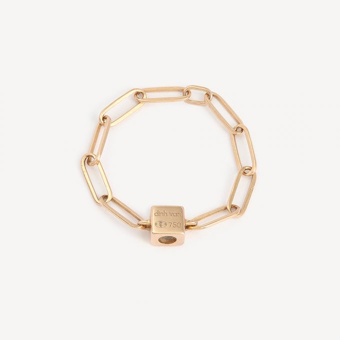 Bague Le Cube Dinh Van d'occasion authentifié