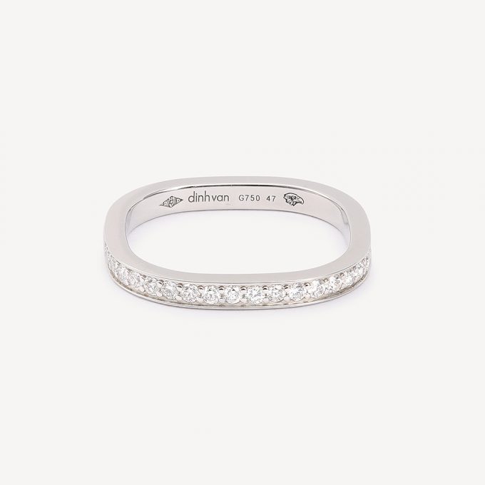 Alliance Dinh Van or blanc diamant occasion