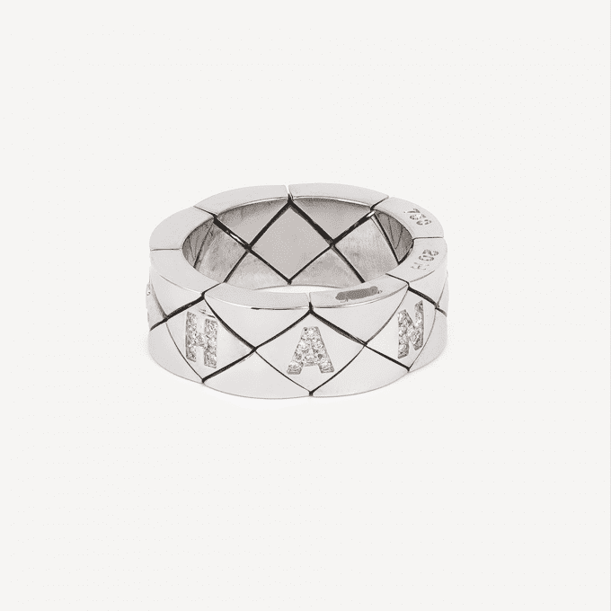 Second Hand Chanel Matelassée Ring : Authenticated Jewel