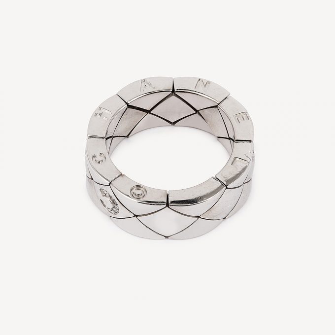 Second Hand Chanel Matelassée Ring : Authenticated Jewel