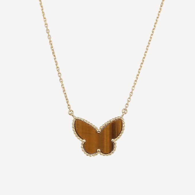 Used Lucky Alhambra Papillon Van Cleef & Arpels necklace: Authentic jewel