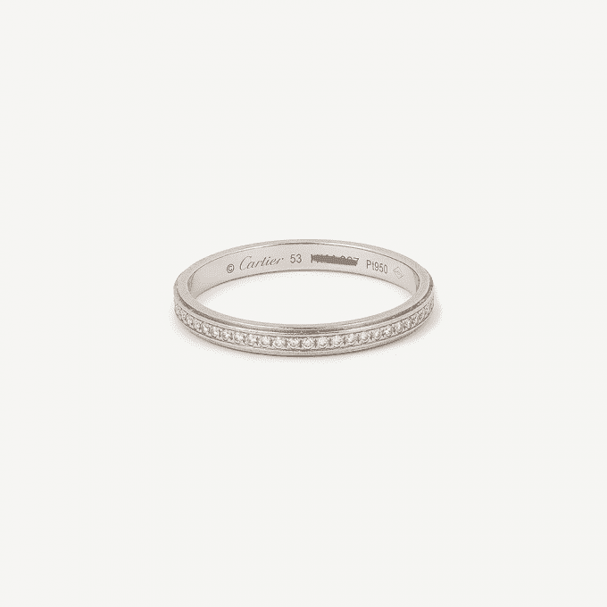 Second hand Cartier d'Amour wedding ring : Authenticated jewel - alliance cartier femme