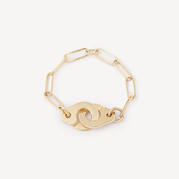 Second hand Dinh Van Handcuffs ring : Authenticated jewel