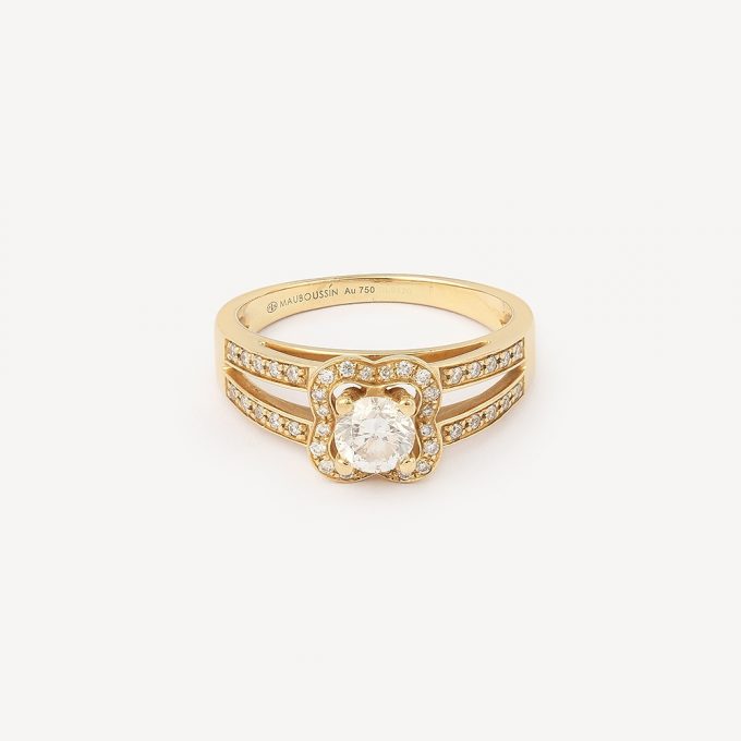 Second hand Chance of Love Mauboussin ring : Authenticated jewel - which carat for a diamond