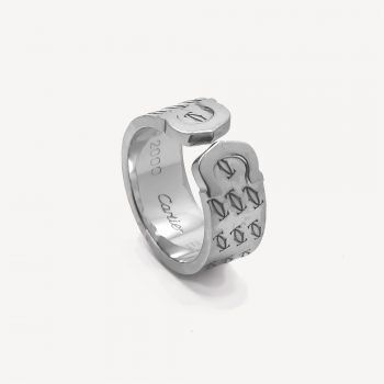 Second hand Double C Cartier ring : Authenticated Jewel