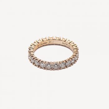 Second hand jewel: Cartier wedding ring, Yellow gold, Diamonds - Authenticated.