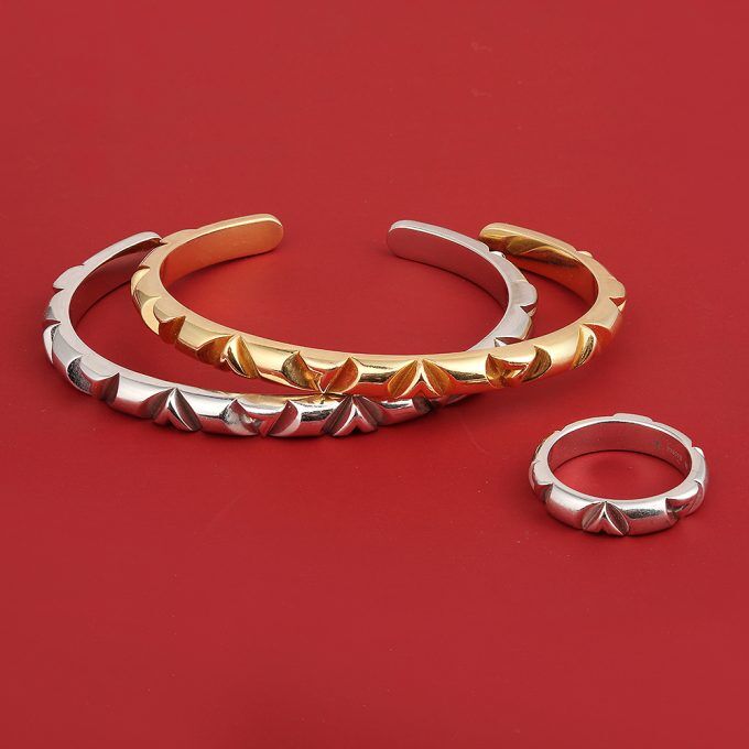 gold and silver jewellery mixer - LV Volt Louis Vuitton collection