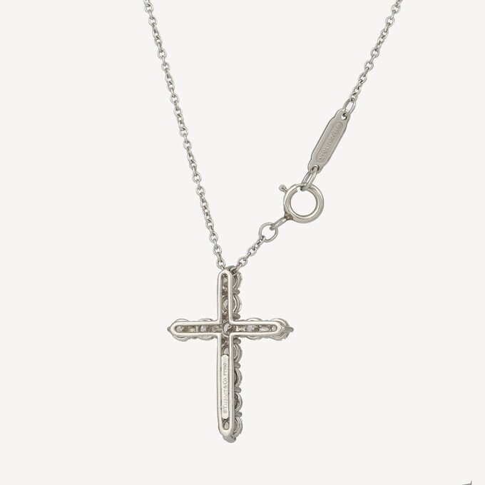 Croix Tiffany & Co pendant : Authenticated jewel