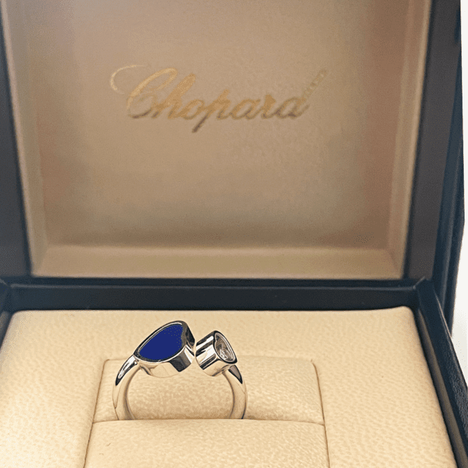 Pre-owned Happy Hearts Chopard ring : Authenticated jewel