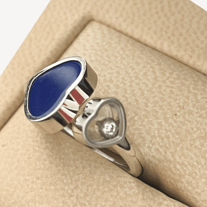 Pre-owned Happy Hearts Chopard ring : Authenticated jewel