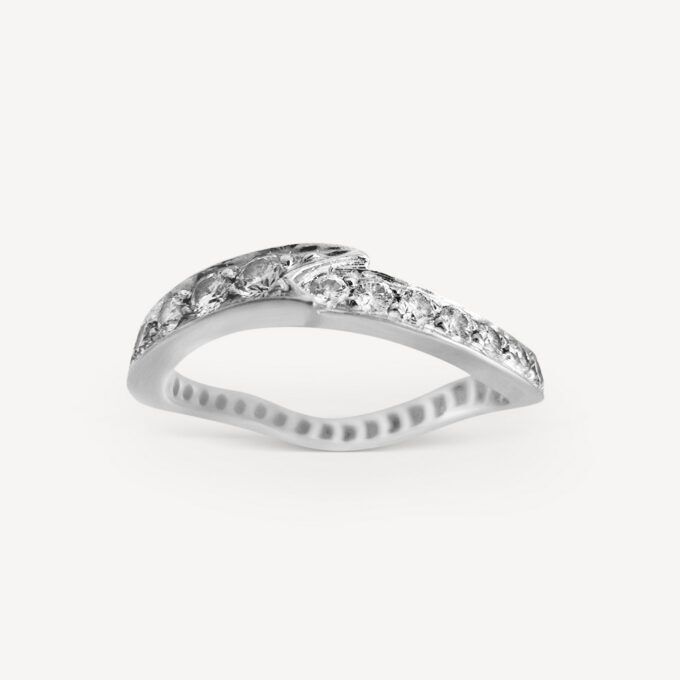 Second hand Dior Petit Tralala paved Couture wedding ring : Genuine jewel